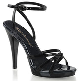 4 Inch Heel FLAIR-436 Black Patent